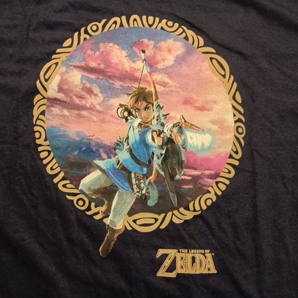 LEGEND OF ZELDA T-SHIRT - XL // Nintendo Link Video Game Graphic Tee Shirt - Picture 8 of 9